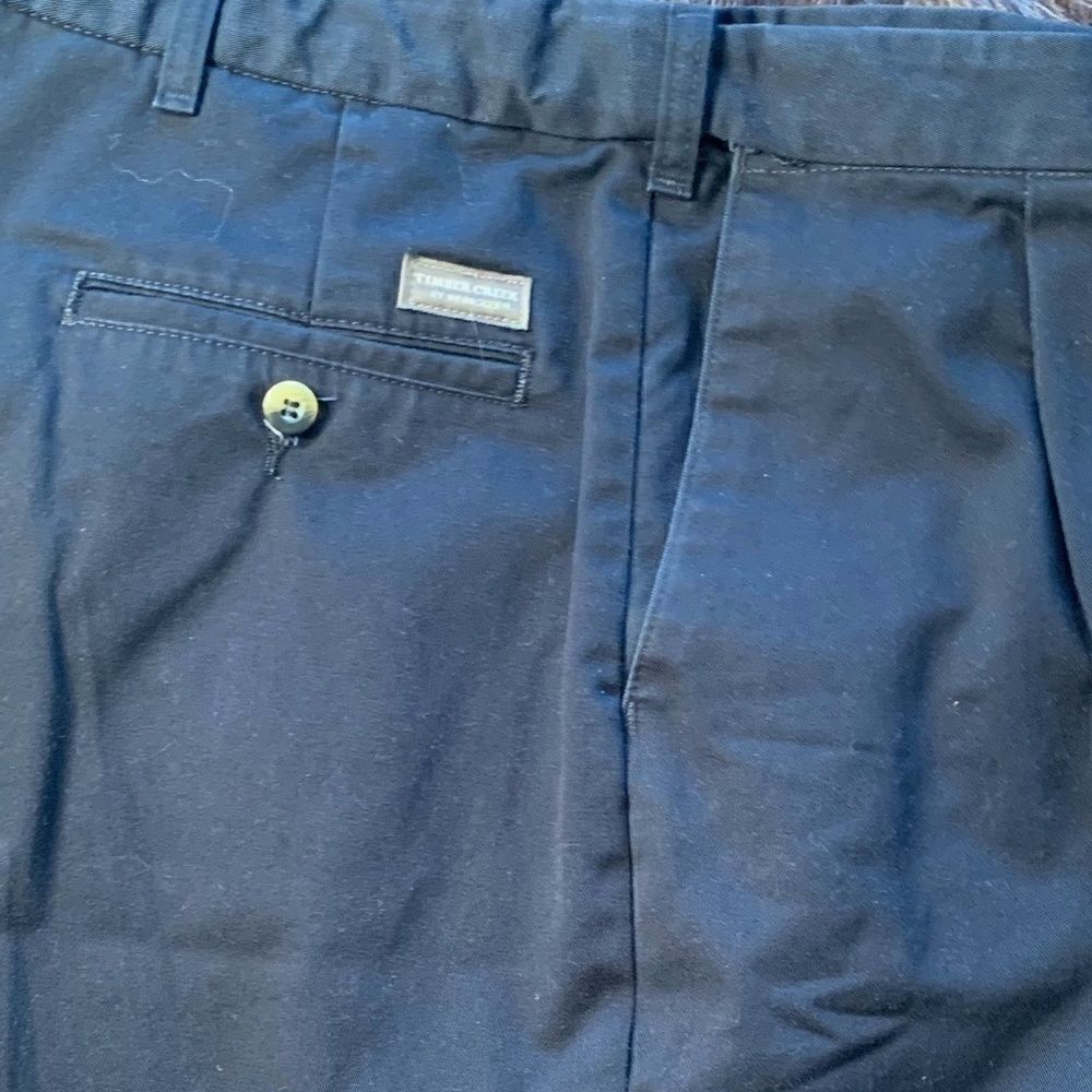 Black Jeans with Pleated Front 40x29